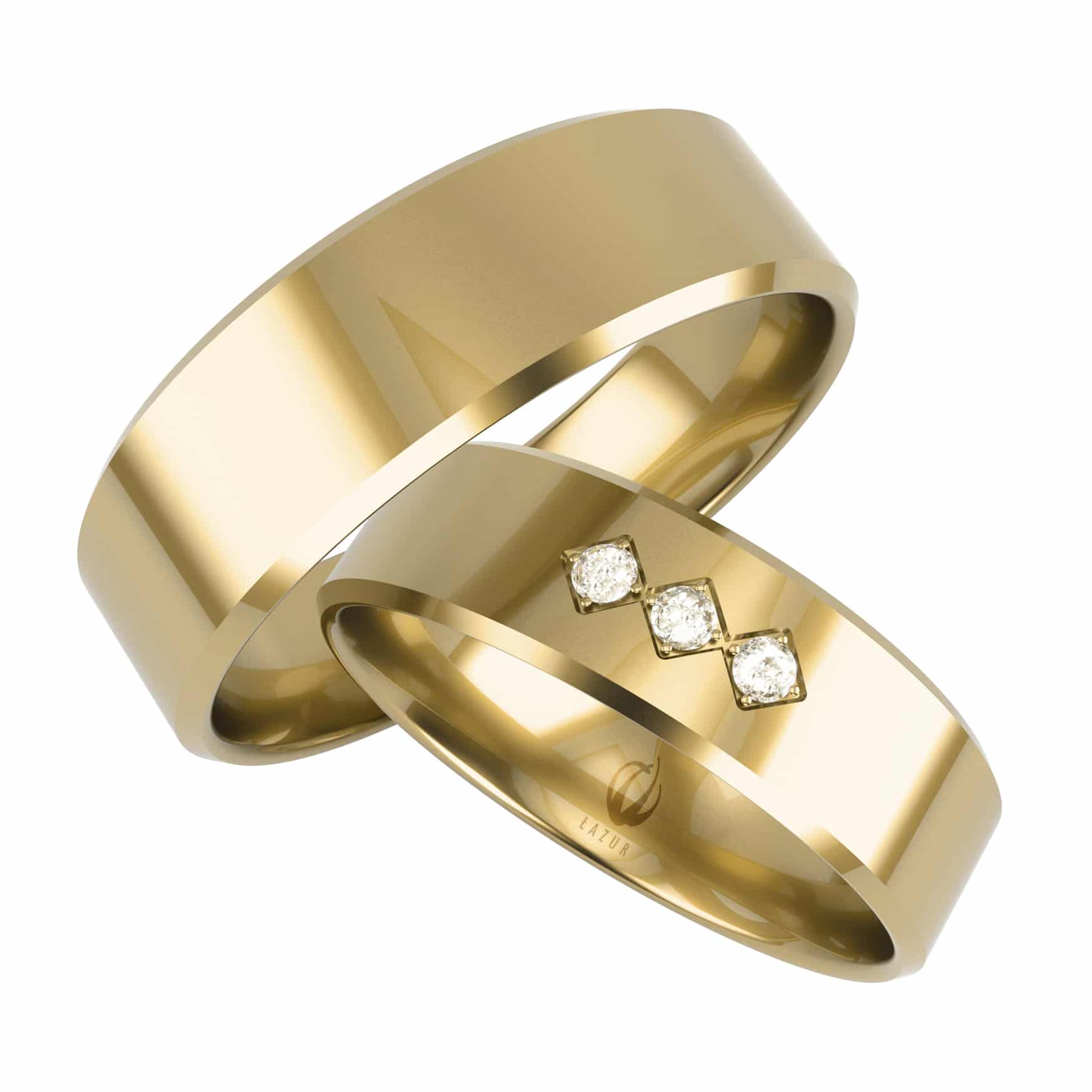 Obrączka złota - K19 (6 mm)