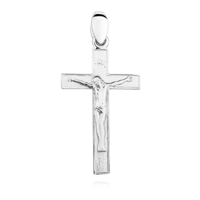 Srebrny krzyżyk Pasyjka, jezus chrystus