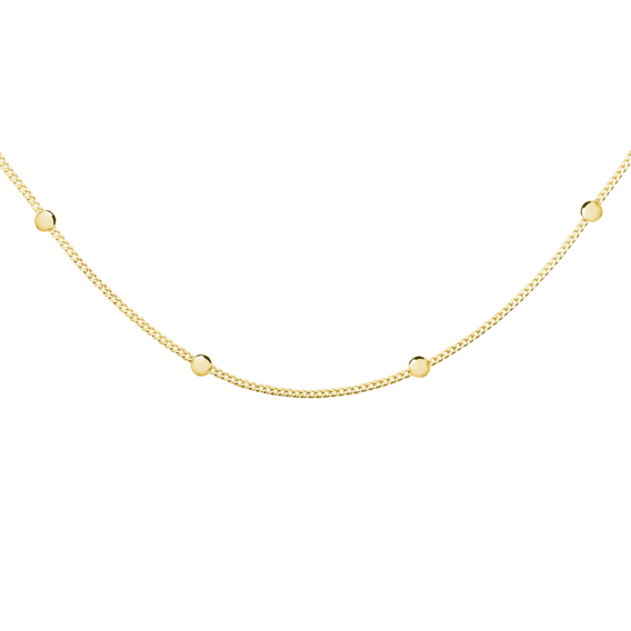 Srebrny pozłacany naszyjnik choker