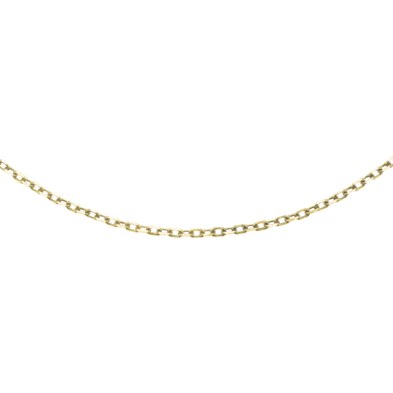 Srebrny pozłacany łańcuszek Ankier (sz. ~1,5 mm), pr. 925