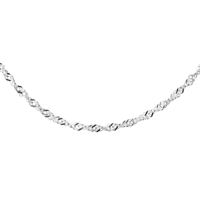 Łańcuszek srebrny Singapur, pr. 925 (sz. 2,4 mm)