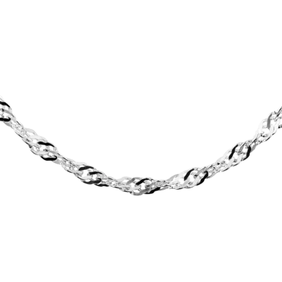 Łańcuszek srebrny Singapur, pr. 925 (sz. 4,0 mm)