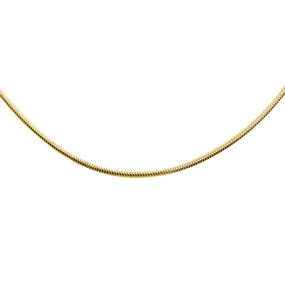 Srebrny pozłacany łańcuszek Linka, pr. 925 (sz. 1,3 mm)