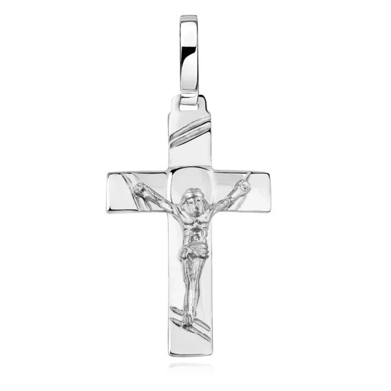 Krzyżyk srebrny z Jezusem, pr. 925