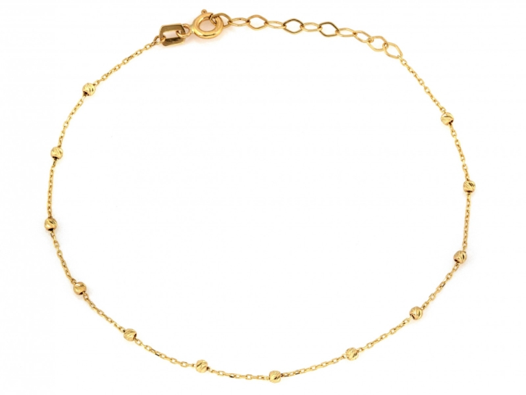 Bransoletka złota Kulki, pr. 585