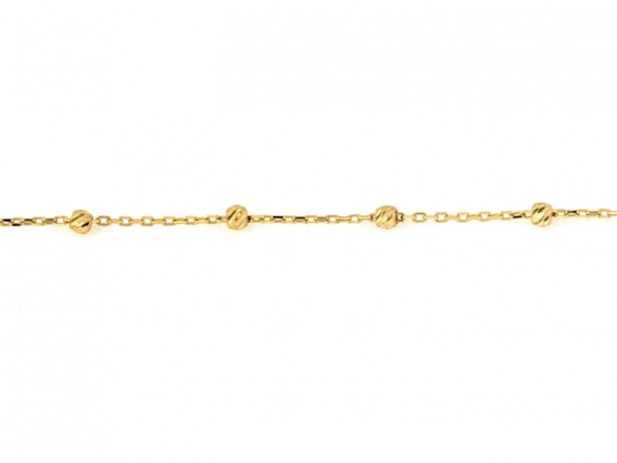 Bransoletka złota Kulki, pr. 585