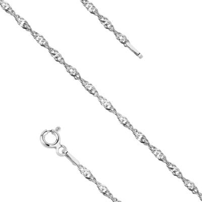Bransoletka srebrna Singapur (sz. 1,8 mm), pr. 925
