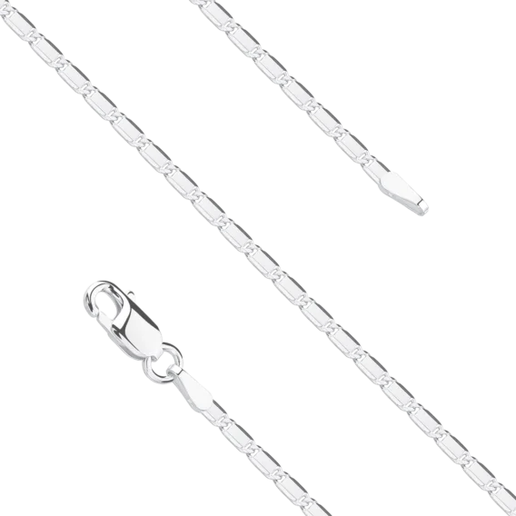 Bransoletka srebrna Blaszki (sz. 1,8 mm), pr. 925