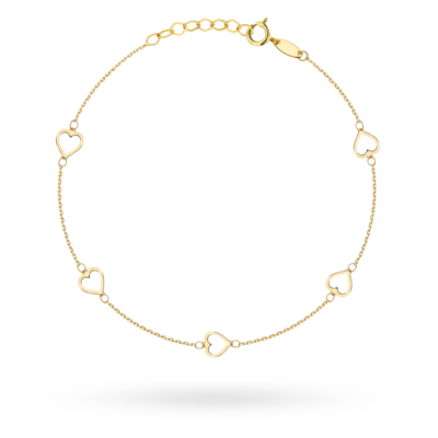 Bransoletka złota Serca, pr. 585