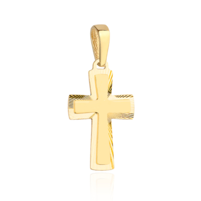 Krzyżyk złoty Diamentowany, pr. 585