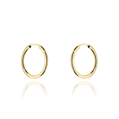 Kolczyki złote Koła 1,8 cm, pr. 585