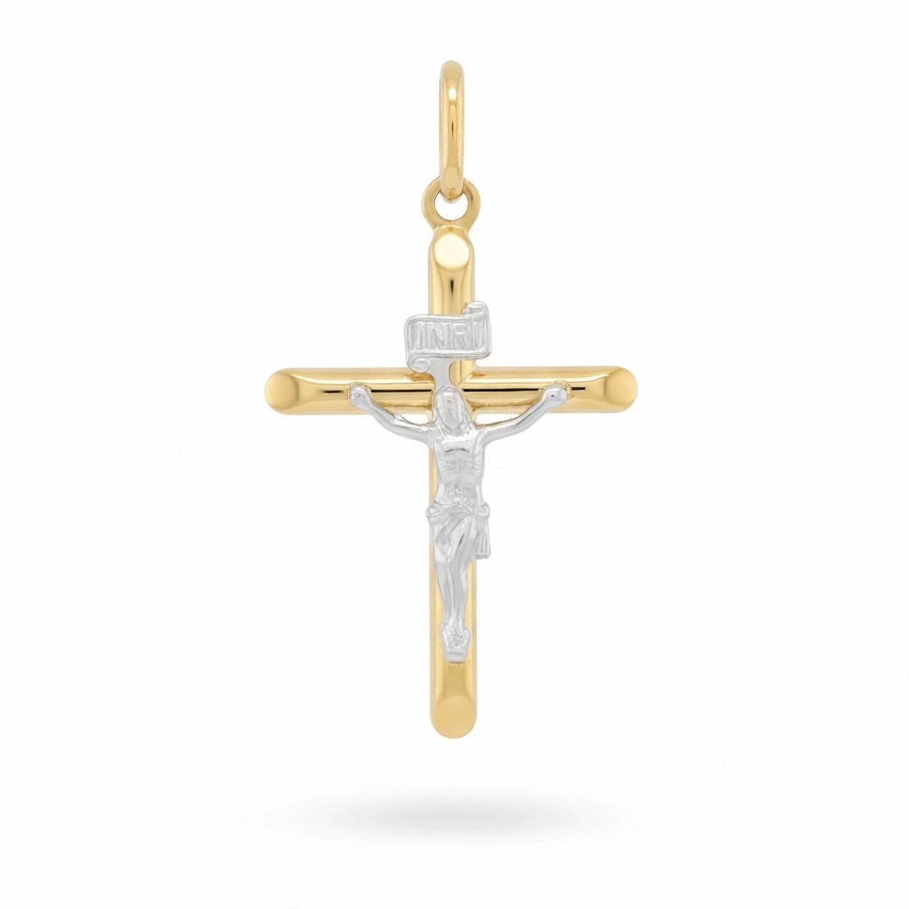 Krzyżyk złoty z Jezusem, pr. 585