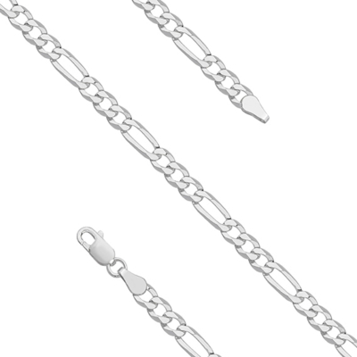 Bransoletka srebrna Figaro, rod, sz. ~4,1 mm, pr. 925