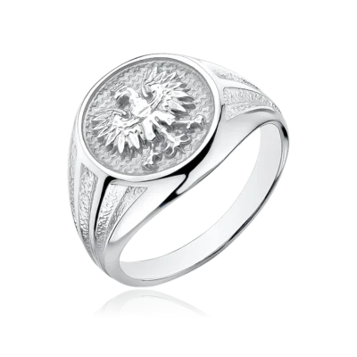 Sygnet srebrny Orzeł, pr. 925