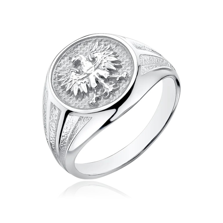 Sygnet srebrny Orzeł, pr. 925