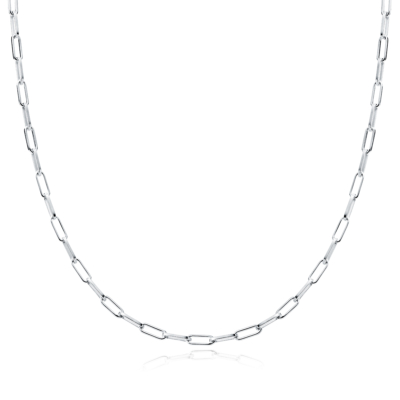 Łańcuszek srebrny Łańcuch, rodowany, pr. 925