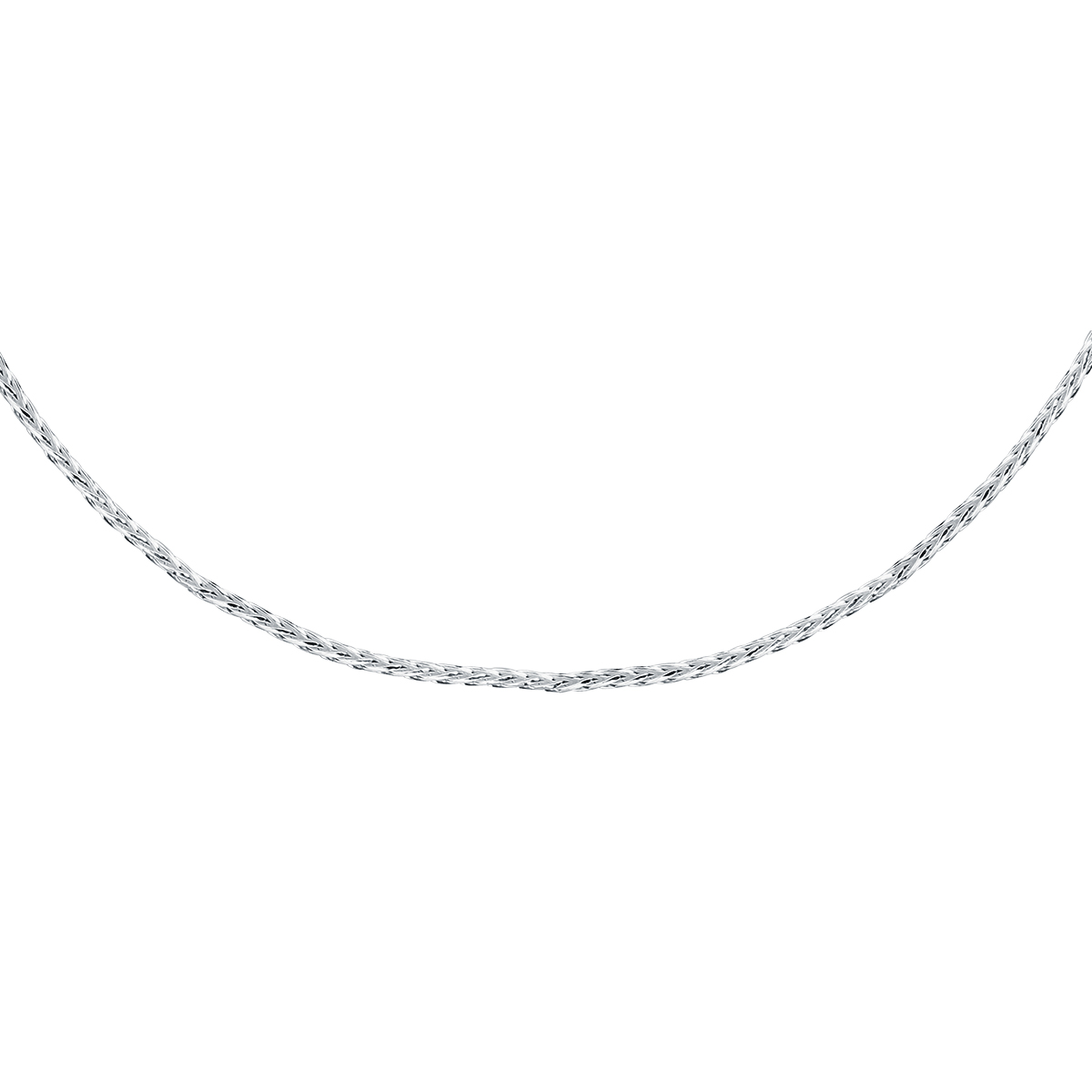 Łańcuszek srebrny Lisi ogon (sz. 1 mm), rodowany, pr. 925