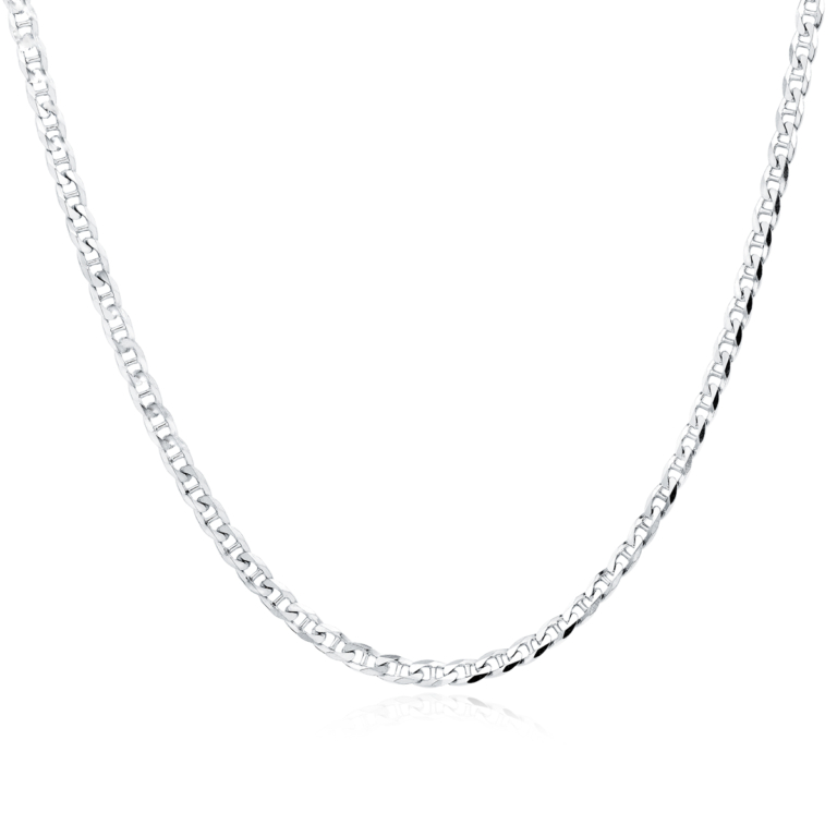 Srebrny łańcuszek Gucci, rod, sz. 2,1 mm, pr. 925